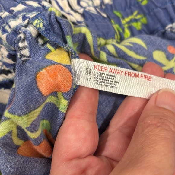 Anthropologie Olivia Wendel Zebra tropical pant size M - Picture 9 of 11